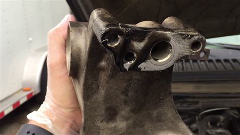 common 6.0 powerstroke oil leaks|6.0L oil leak at oil filter assembly